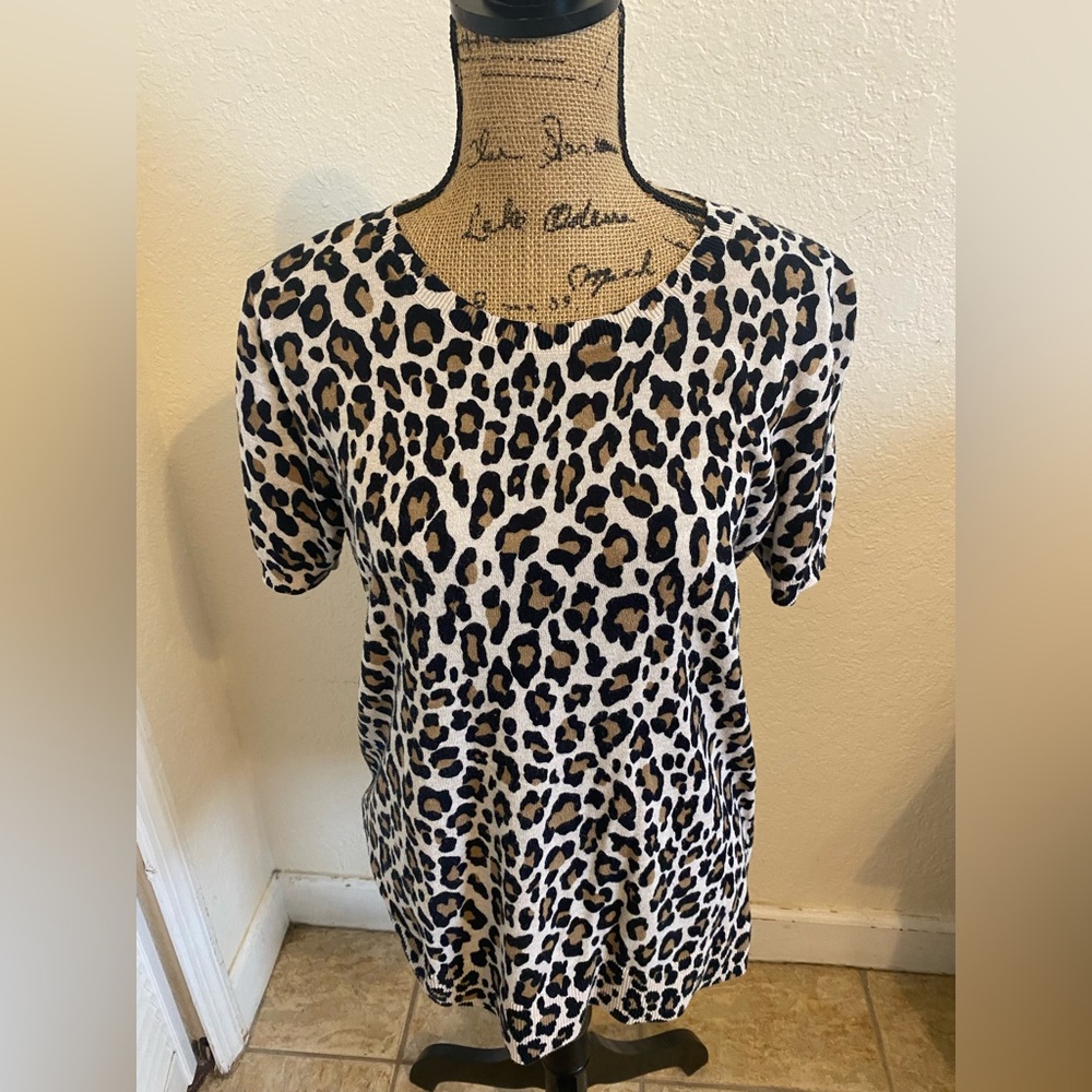 Lift Leopard Print Women's Top size L